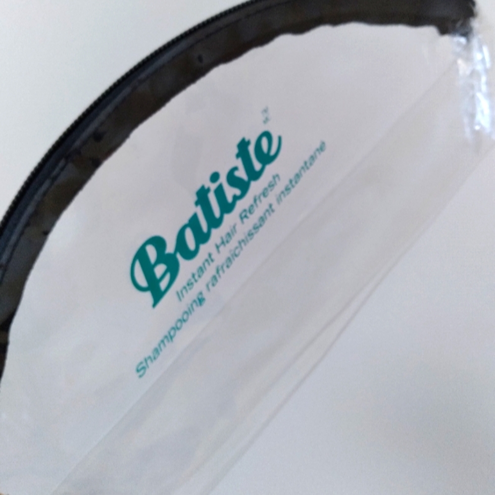 Free 🆓 add on - Batiste clear zip pouch, New